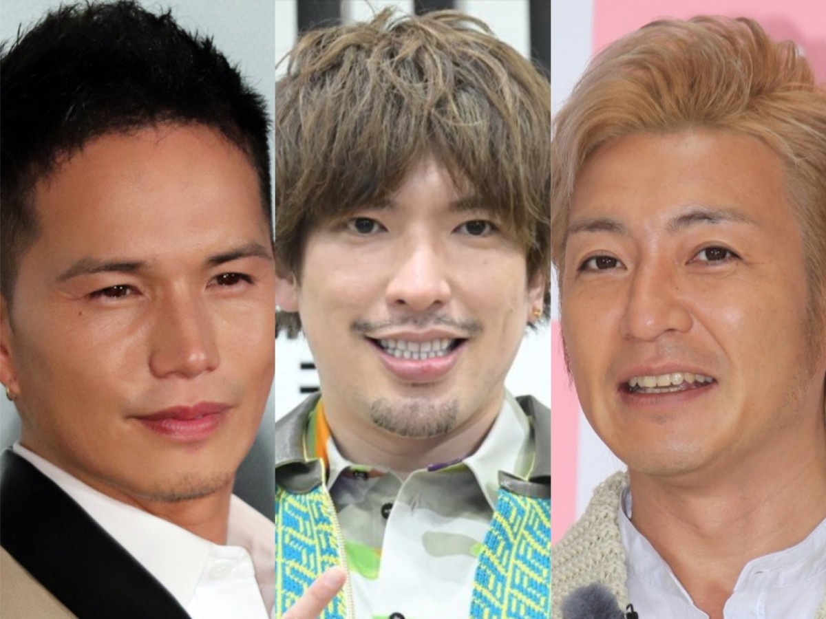 (左から)市原隼人、りんたろー。、つるの剛士