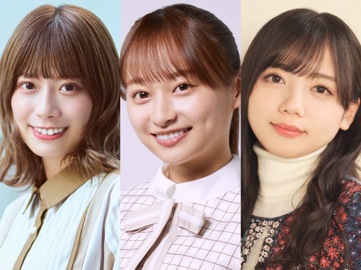 (左から)東村芽依、影山優佳、齊藤京子