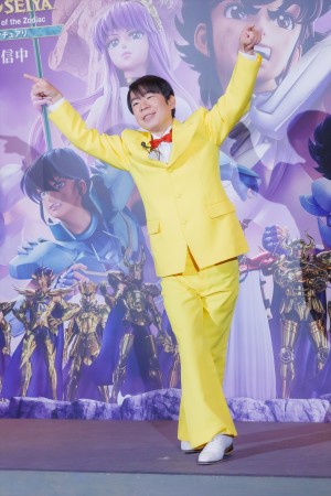 ダンディ坂野、『聖闘士星矢：Knights of the Zodiac バトル・サンクチュアリ』配信記念イベントに登場