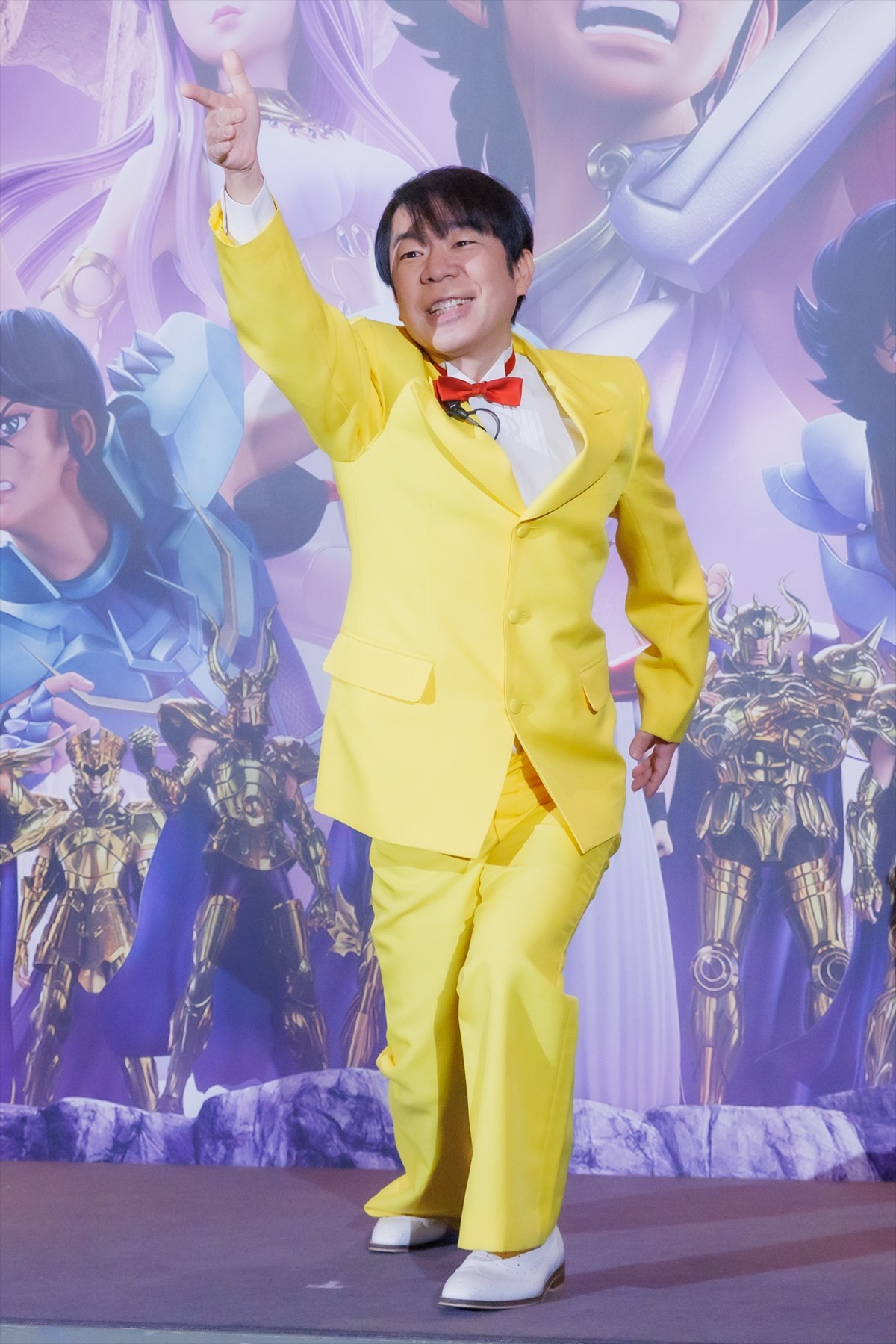56歳・ダンディ坂野、“ゲッツ”71連発　小島よしお「マシンガンみたい」