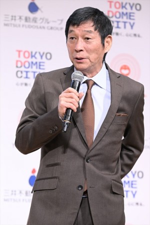明石家さんま、「東京ドームシティ内 新劇場概要 発表会見」に登場
