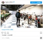 市原隼人、カワサキ歴代の名車たちと対面　※「市原隼人」インスタグラム