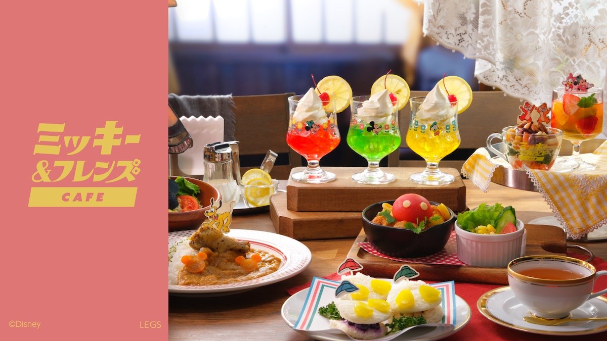東名阪に「ミッキー＆フレンズ」のスペシャルカフェ誕生へ！　“レトロ喫茶”がコンセプト