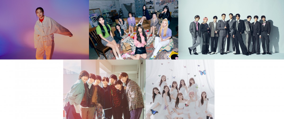『CDTVライブ!ライブ!』2時間スペシャルに出演する(上段左から)幾田りら、Kep1er、Snow Man、(下段左から)なにわ男子、NiziU