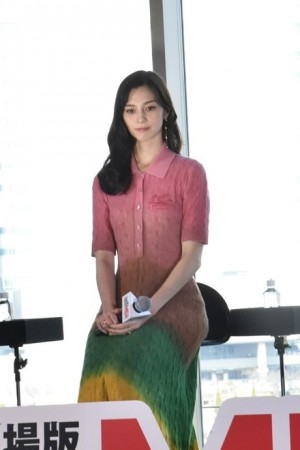 中条あやみ、劇場版『TOKYO MER～走る緊急救命室～』完成報告会見に登場