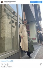 山口もえの春服コーデ　※「山口もえ」インスタグラム