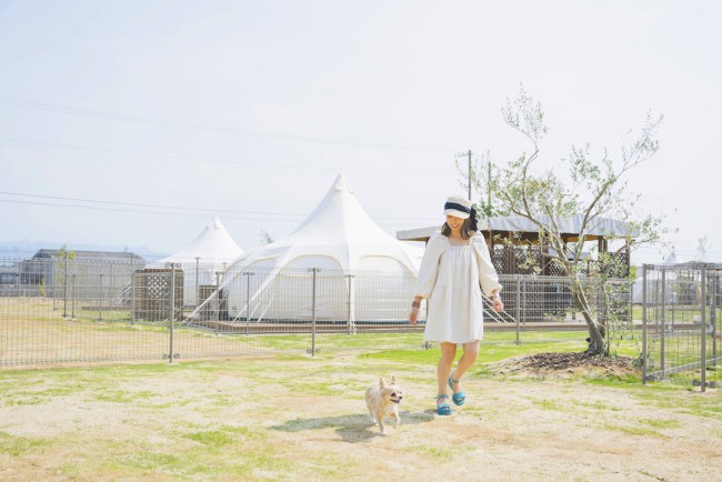 香川に“西日本最大級のドッグラン”誕生へ！　テントサウナも楽しめるグランピング内に