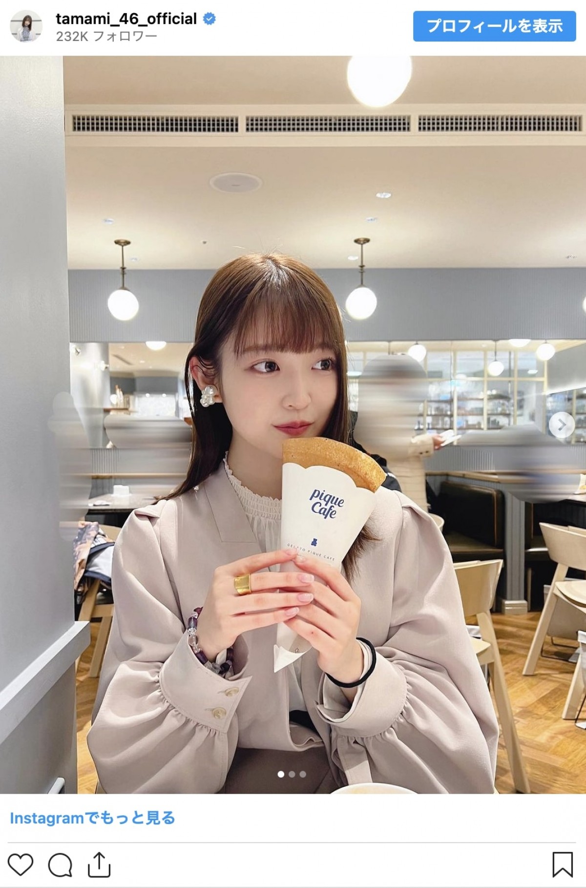 乃木坂46メンバーのインスタグラムフォロワー数トップ10　100万人超が2人