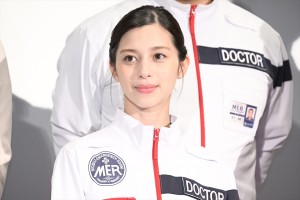 中条あやみ、劇場版『TOKYO MER～走る緊急救命室～』初日舞台挨拶に登場