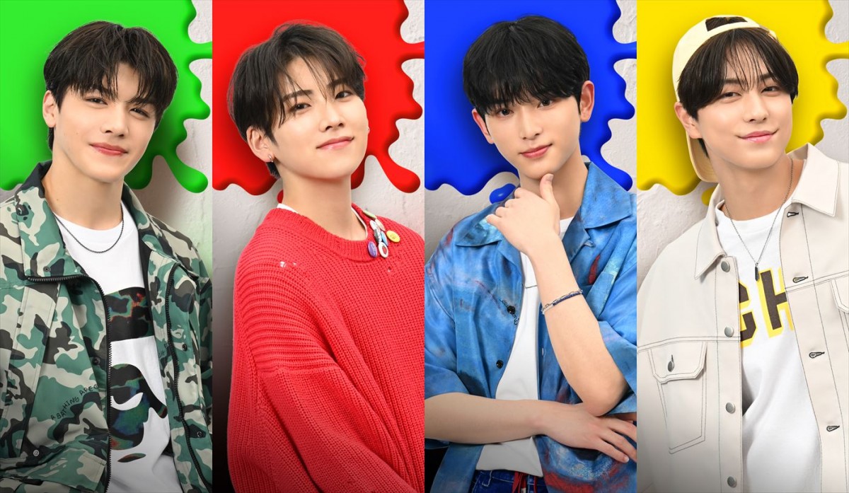 ドラマ『Dr.チョコレート』第3話に出演する＆TEAM（左から）MAKI、YUMA、HARUA、TAKI