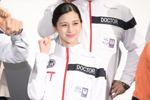中条あやみ、劇場版『TOKYO MER～走る緊急救命室～』初日舞台挨拶に登場