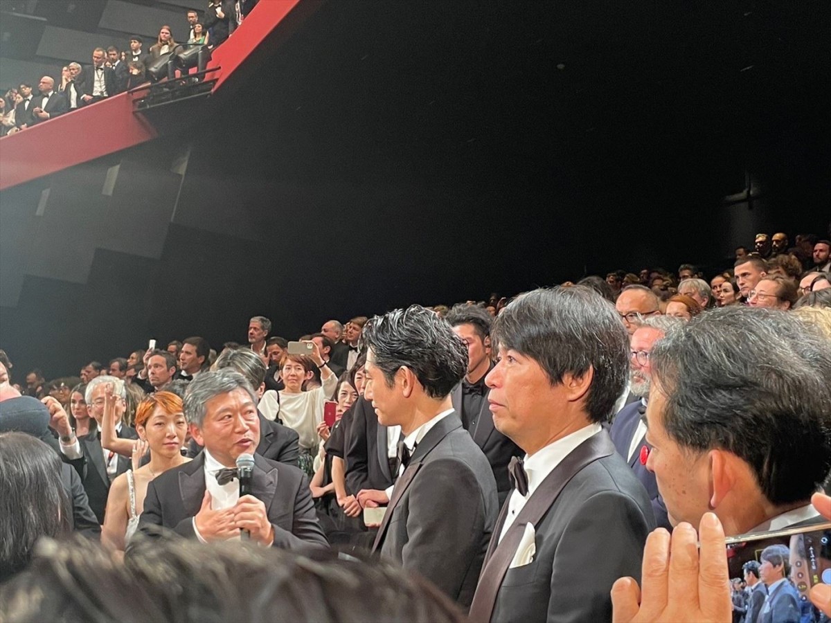 安藤サクラ「地響きのような拍手で圧倒されました」　是枝裕和監督作『怪物』、カンヌ上映で9分半に及ぶ拍手と歓声