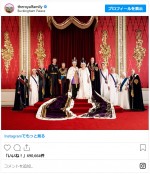 戴冠式の公式ポートレートを発表　※「英王室」インスタグラム