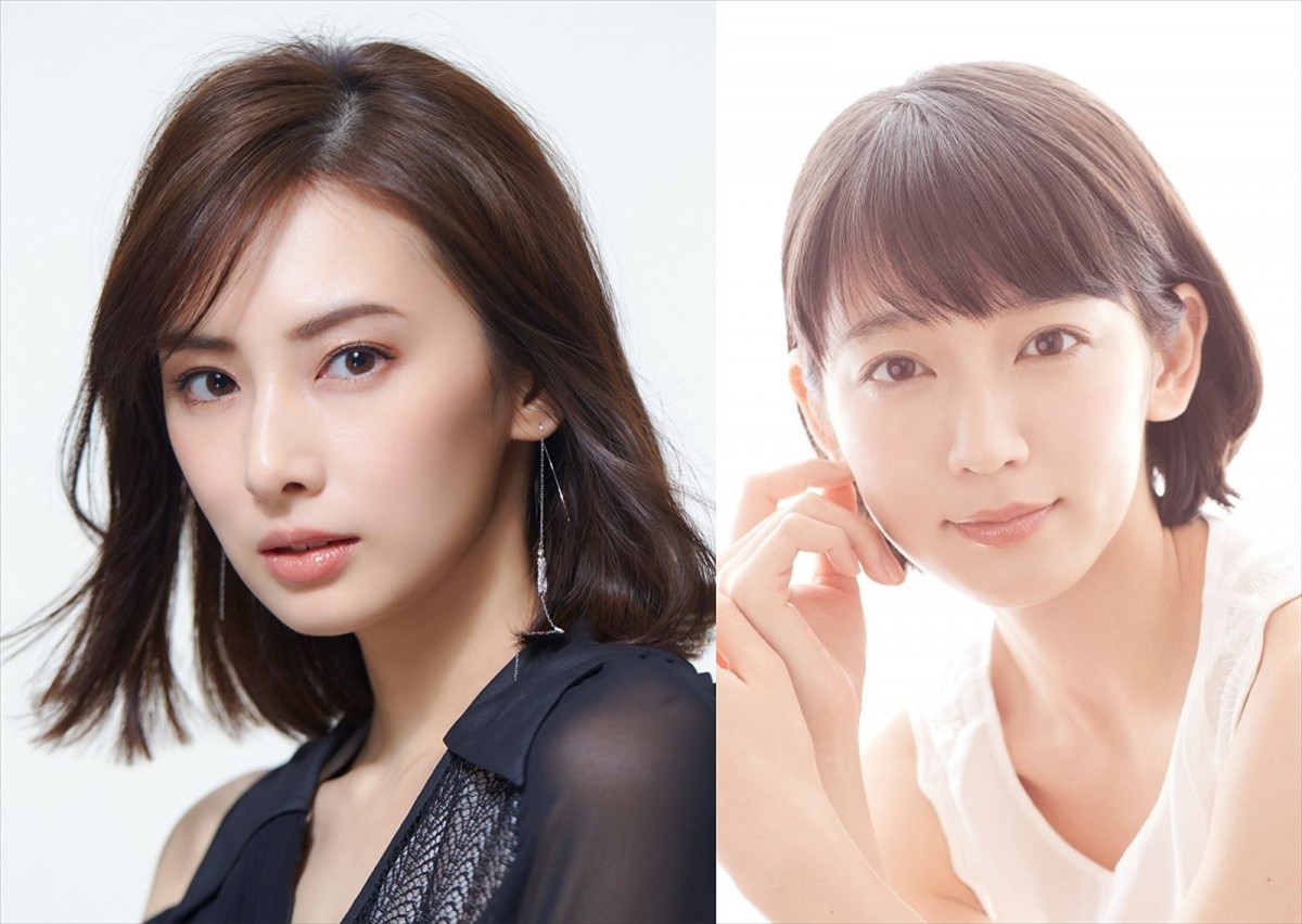 『連続ドラマW 湊かなえ「落日」』に出演する(左から)北川景子、吉岡里帆