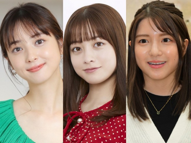 (左から)佐々木希、橋本環奈、川島海荷