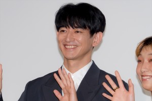 永山瑛太、映画『怪物』大ヒット御礼舞台挨拶に登場