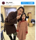 （写真左から）ツァスチヘル・ハタンゾリグ、ナンディン－エルデネ・ホンゴルズラ　※日曜劇場『VIVANT』インスタグラム