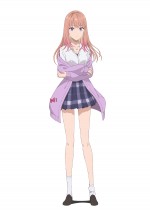 テレビアニメ『経験済みなキミと、経験ゼロなオレが、お付き合いする話。』キャラクタービジュアル：山名笑琉（CV：福原綾香）