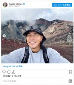 市原隼人、富士山の頂上に到達　※「市原隼人」インスタグラム