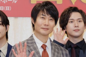 戸次重幸、日本テレビ開局70年記念舞台『西遊記』製作発表会見に登場