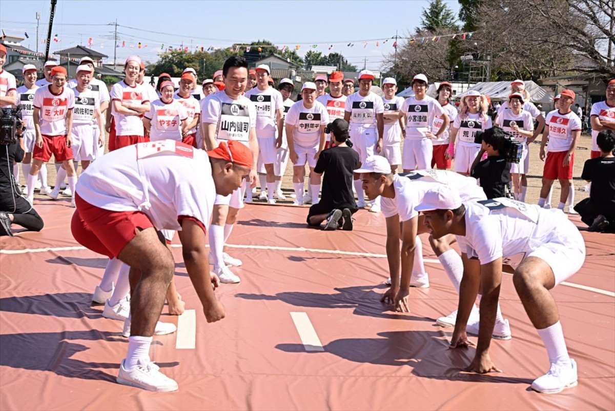 『ジョンソン』初回2時間SPは芸人大運動会！　人気芸人59名がかまいたち山内軍・濱家軍に分かれて真剣勝負