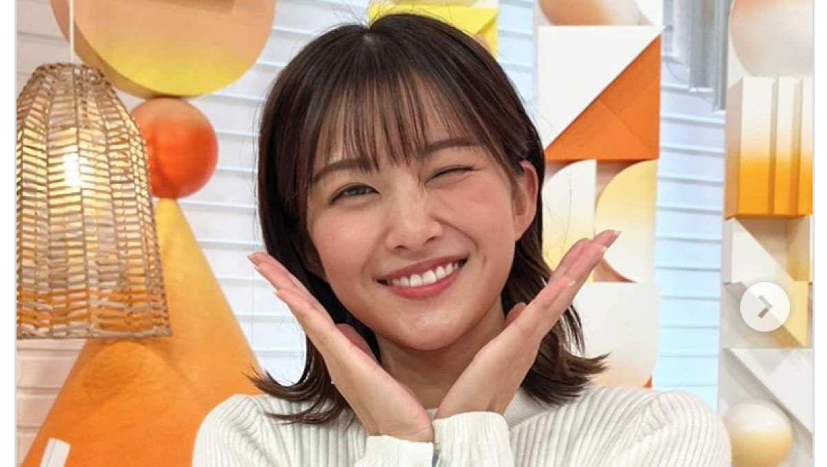 原田葵　ステッカー　フジテレビアナウンサー さすが元アイドル」フジ原田葵アナ、ウインクショット公開に