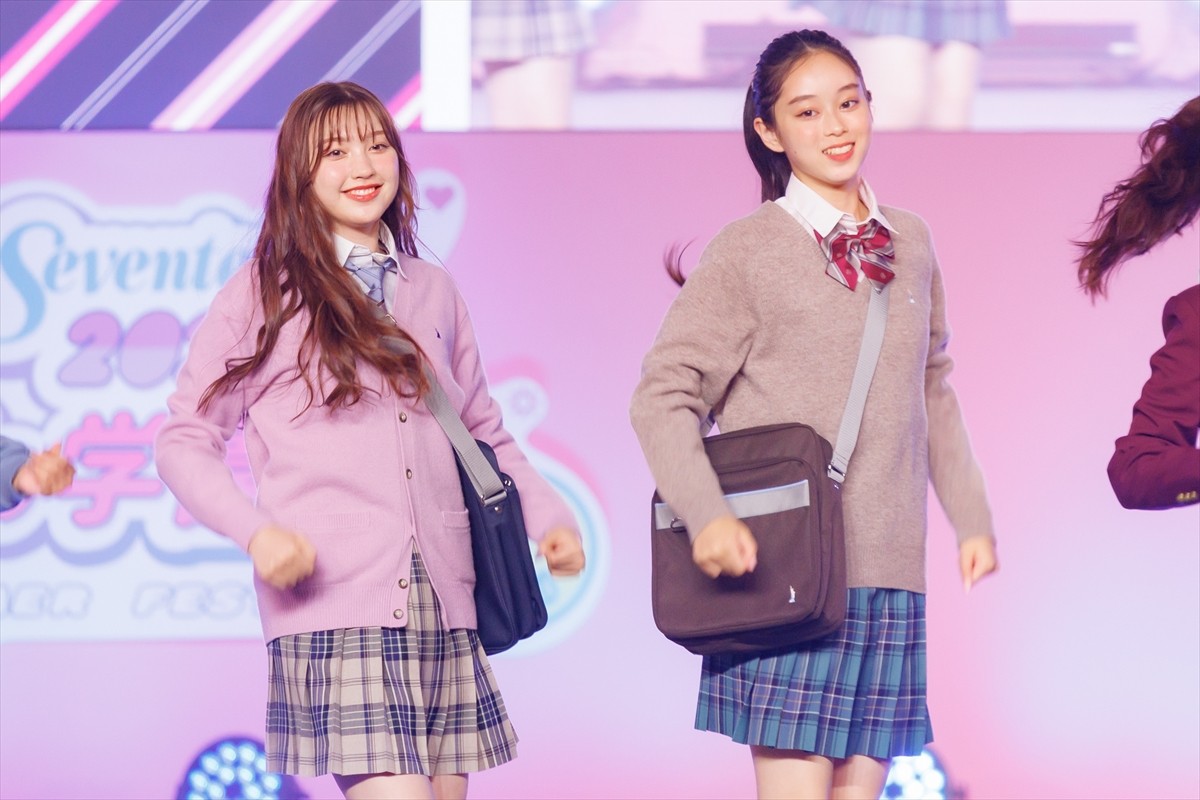 乃木坂46・久保史緒里＆日向坂46・小坂菜緒がランウェイに登場「最高の夏の思い出を作りたい」