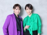 （左から）柚希礼音、真風涼帆