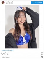 K-1ラウンドガールとしても活動中のまえだまはる　※「まえだまはる」インスタグラム