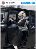 あのちゃん、金髪映えるゴスロリ風オフショットを公開　※「あの」インスタグラム