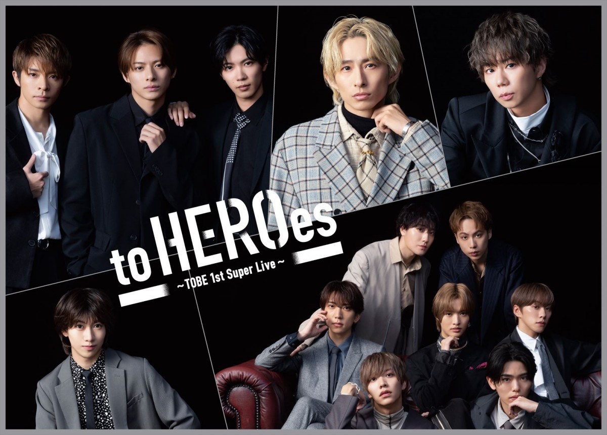 「to HEROes 〜TOBE 1st Super Live〜」上段:Number_i、三宅健、北⼭宏光/下段:⼤東⽴樹、IMP.