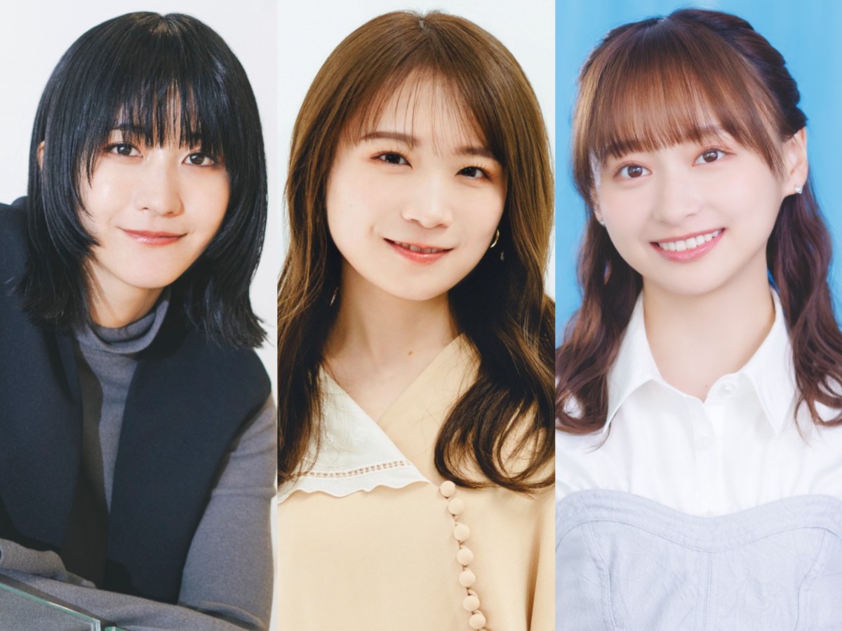 (左から)土生瑞穂、秋元真夏、影山優佳