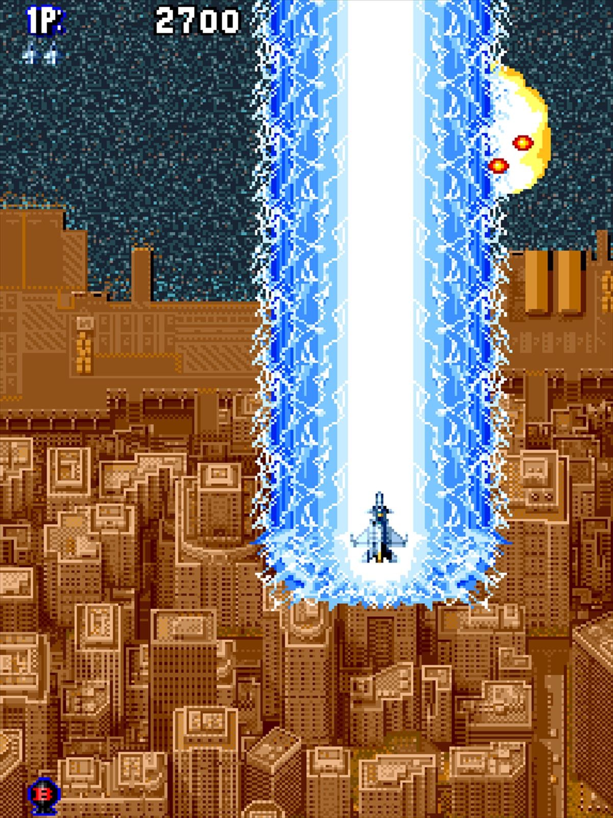 『アーケードアーカイブス ソニックウィングス』スクリーンショット