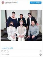 Matt、親子3人で共演したTV番組からオフショット公開　※「Matt」インスタグラム