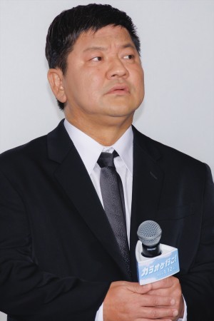 チャンス大城、映画『カラオケ行こ！』完成披露試写会に登場