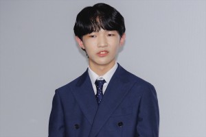 後聖人、映画『カラオケ行こ！』完成披露試写会に登場