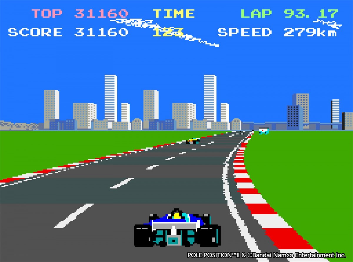 Switch／PS4『アーケードアーカイブス ポールポジションII』12月7日に配信　好タイムを目指して競うレースゲーム