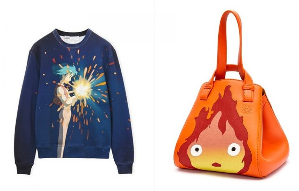 ロエベ　スウェット　ハウルの動く城　ヒン　ジブリ ハウルの動く城 アメリカンタイプ トレーナー】ロエベ LOEWE