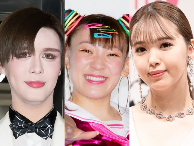 (左から)Matt、フワちゃん、藤田ニコル