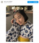 【写真】森七菜、“デコ出し”浴衣姿を披露