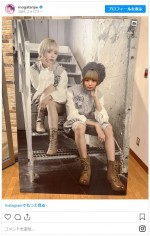 【写真】最上もが、自分の「顔ハメパネル」に顔ハメる　“じわる写真”に反響