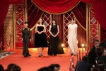 第46回日本アカデミー賞授賞式レッドカーペットに登場した（左から）岸井ゆきの、のん、広瀬すず、吉岡里帆