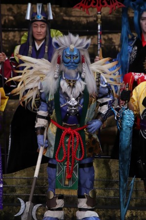 キマリ役・坂東彦三郎、『新作歌舞伎 ファイナルファンタジーX』初日前会見に登場