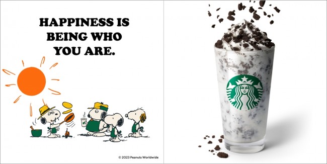 スヌーピーが「スタバ」フラペチーノに! 『PEANUTS』コラボ初のビバレッジ&フード登場