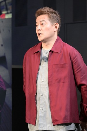 スピードワゴン・井戸田潤、『カートライダー ドリフト』正式サービス開始記念 発表会に登場