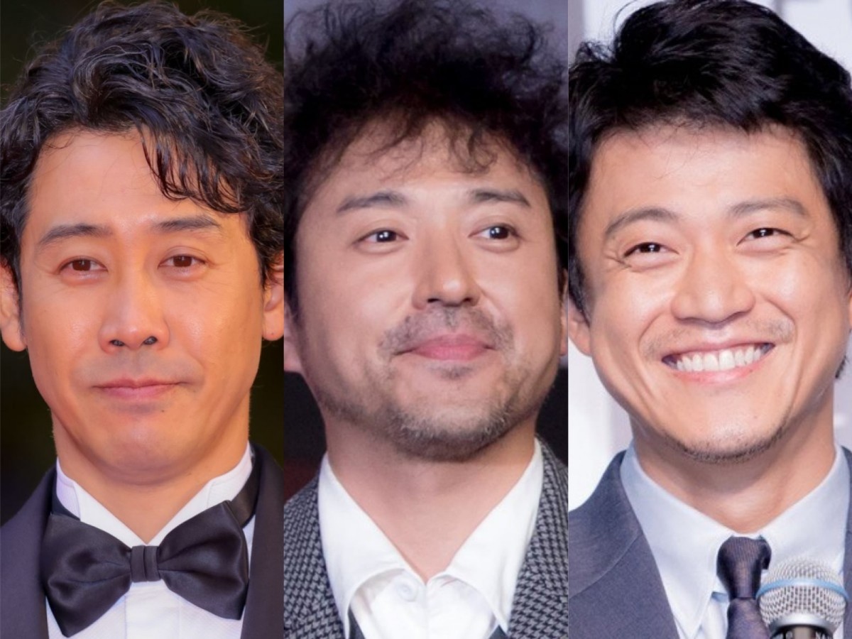 (左から)大泉洋、ムロツヨシ、小栗旬