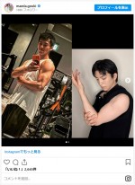 前田公輝、竹内涼真の筋肉に“対抗” ※「前田公輝」インスタグラム