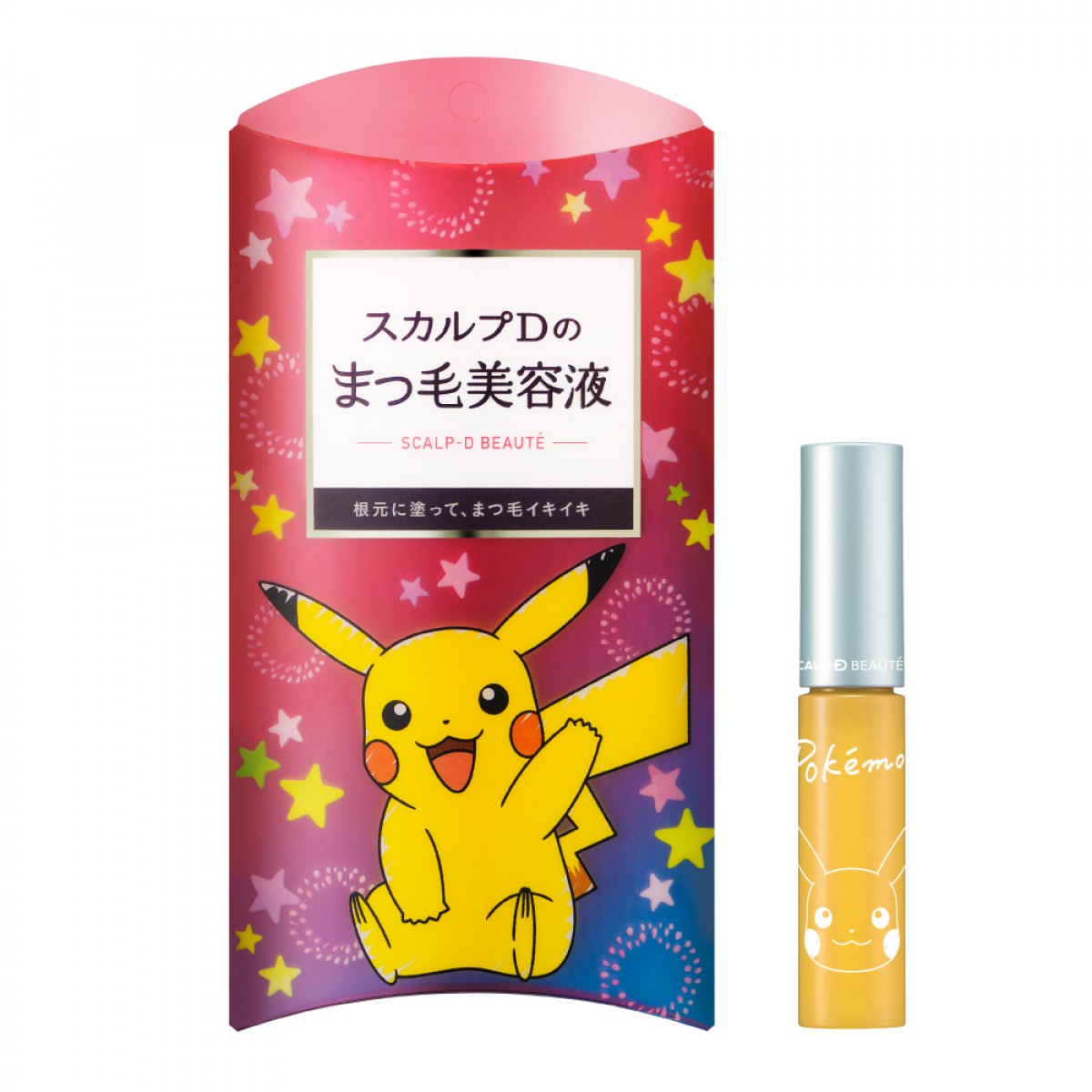 ポケモン「スカルプDまつ毛美容液」登場へ! ピカチュウの“顔型ミラー”付き限定商品も