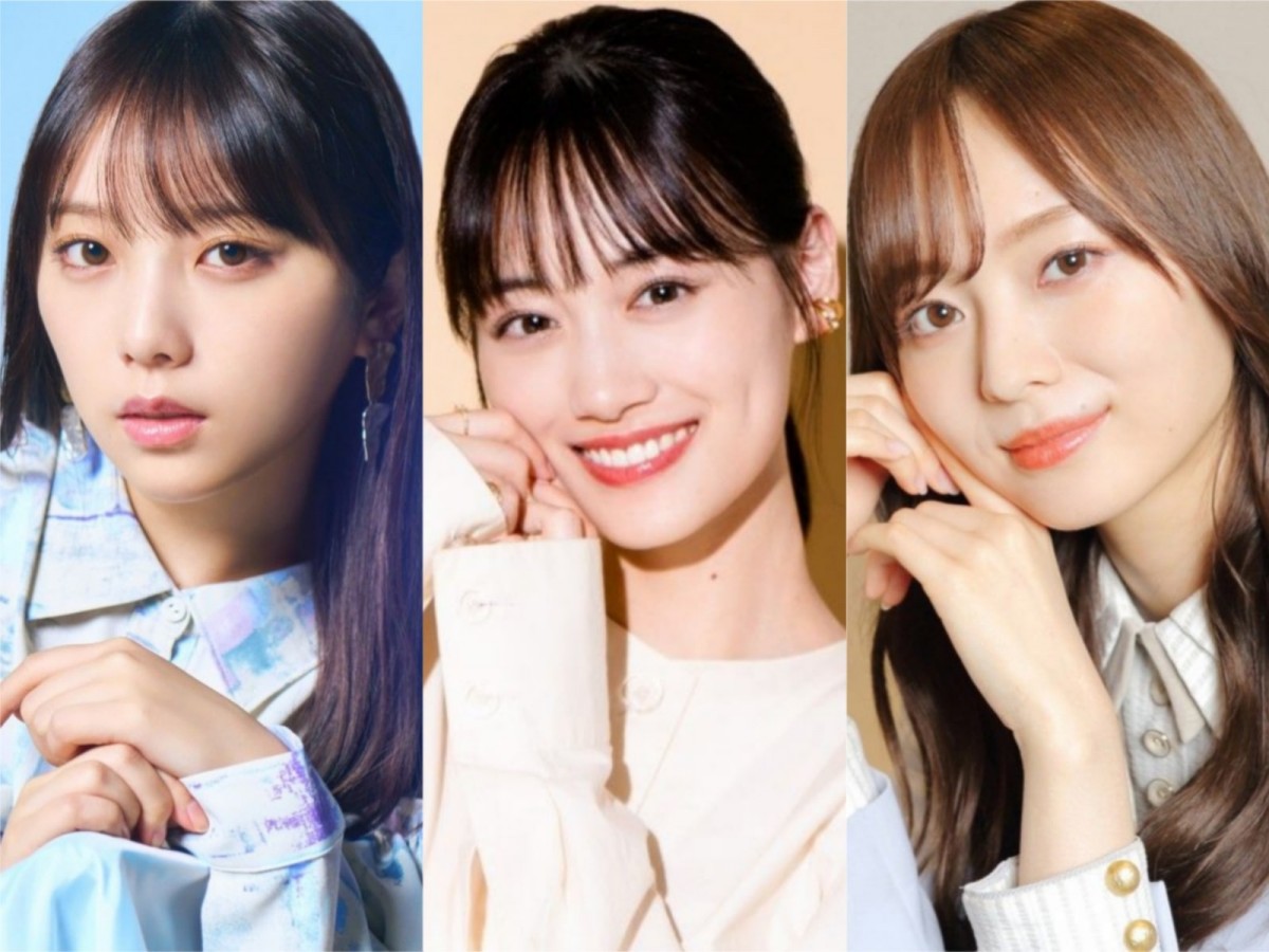 (左から)与田祐希、山下美月、梅澤美波