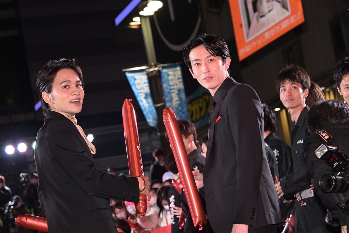 北村匠海、山田裕貴、吉沢亮　『東京リベンジャーズ2』プレミアに人気俳優が集結！